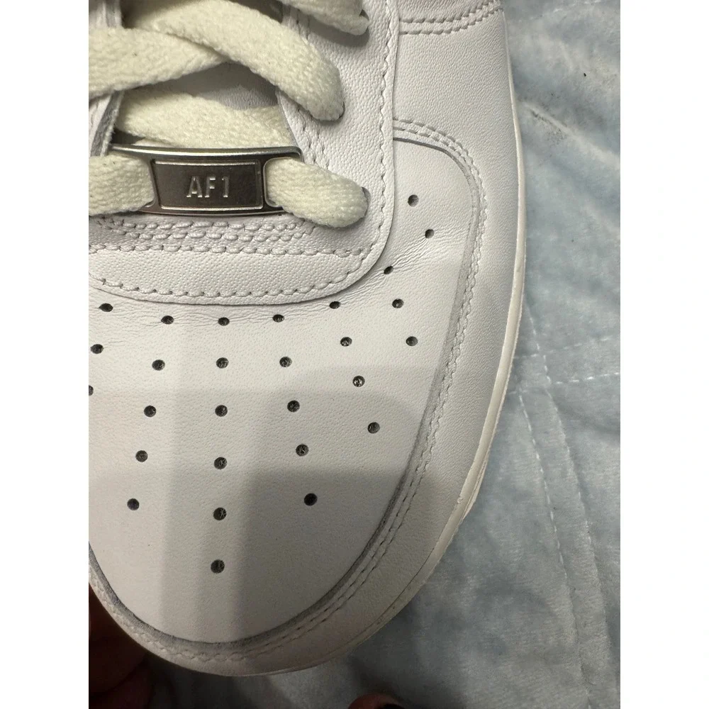 Nike Air Force 1 Low White Leather Sneakers‎ Casual Shoes